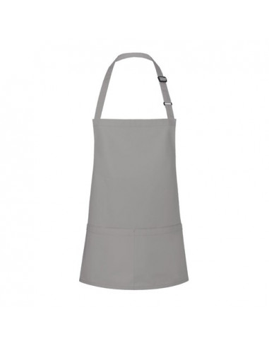 Short Bib Apron Basic With Buckle And Pocket