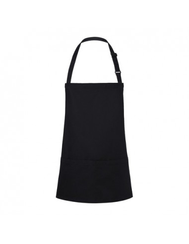 Short Bib Apron Basic With Buckle And Pocket