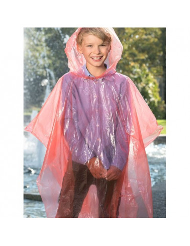 Disposable Raining Poncho Sumatra For Kids