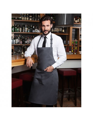 Bistro Apron Basic With Buckle And Pocket