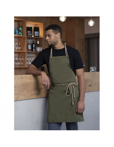 Bib Apron with cords 70 x 85 cm