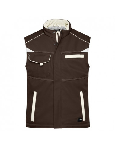 Workwear Softshell Padded Vest - Color