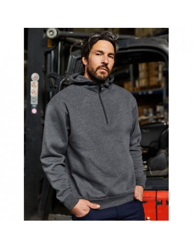 Bio Workwear Half Zip Hoody