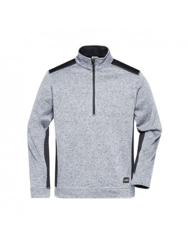 Men's Knitted Workwear Fleece Half-Zip - Strong