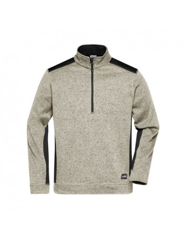 Men's Knitted Workwear Fleece Half-Zip - Strong