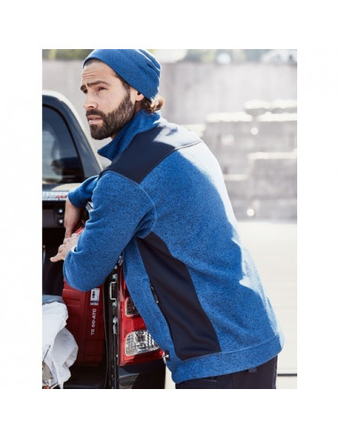 Men's Knitted Workwear Fleece Jacket - Strong