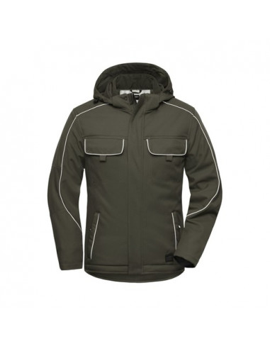 Workwear Softshell Padded Jacket - Solid