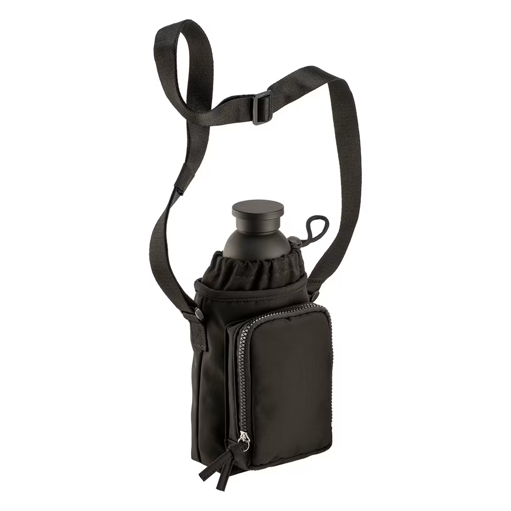 Tracolla sportiva porta borraccia, cellulare, ombrello.
